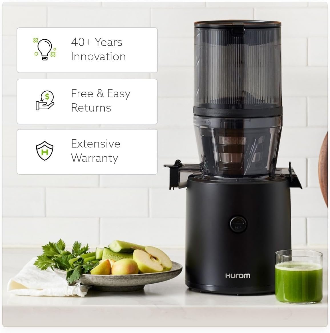 Hurom H320N Slow Juicer | Ultra Low Pulp | Hands-Free - Image 3