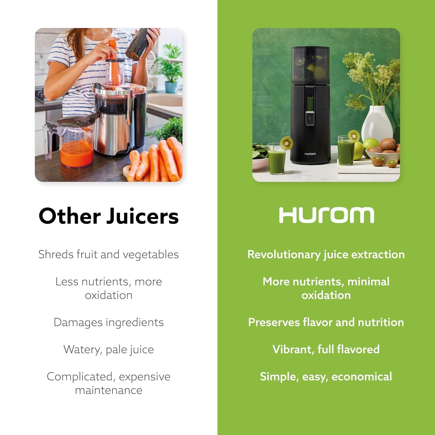 Hurom H400 Slow Juicer + Apron Free - Image 7
