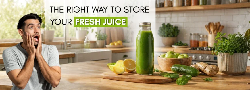 how to store fresh juice