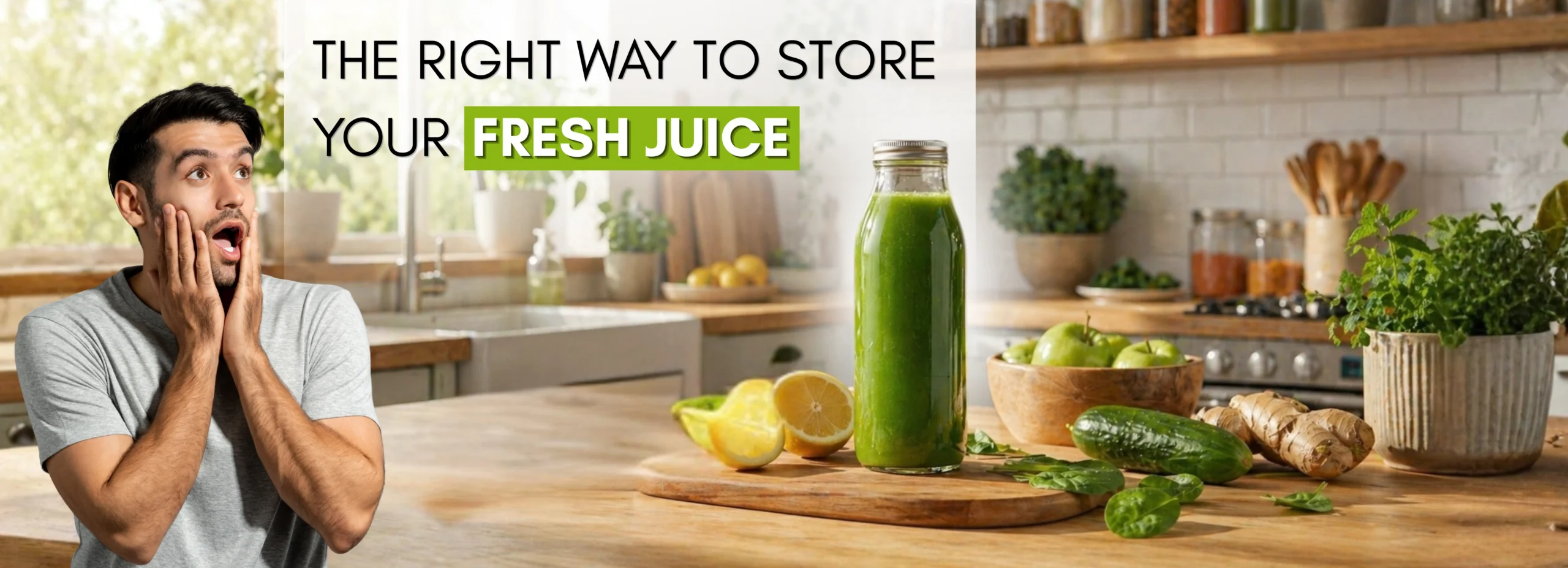 how to store fresh juice